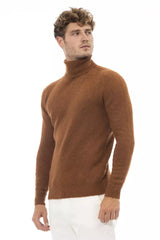 Eleganter Rollkragenpaka -Mischpullover