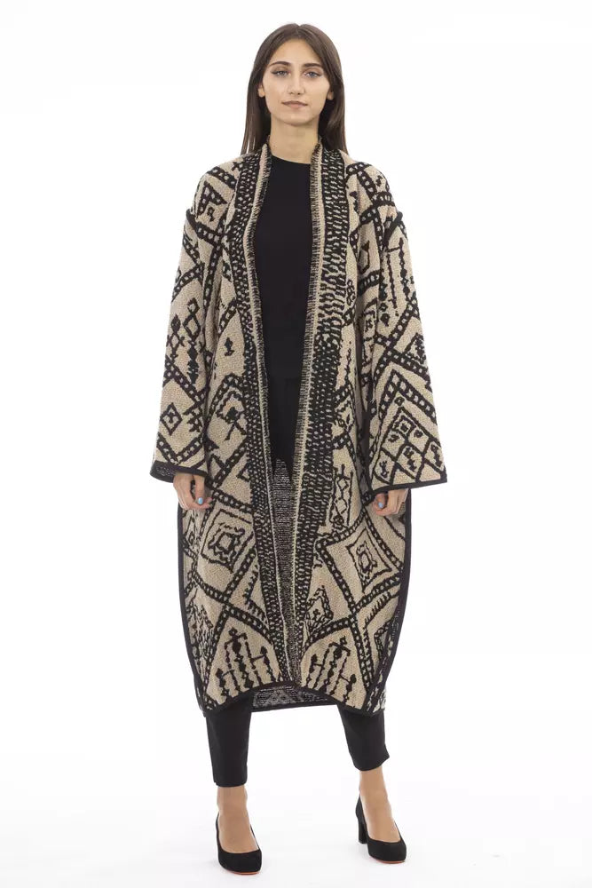 Σκανδιναβική διπλή Jacquard Elegance Coat