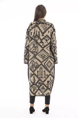 Σκανδιναβική διπλή Jacquard Elegance Coat