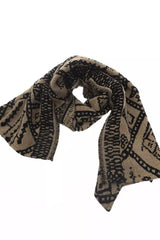 Stole scandinavo jacquard a doppia faccia