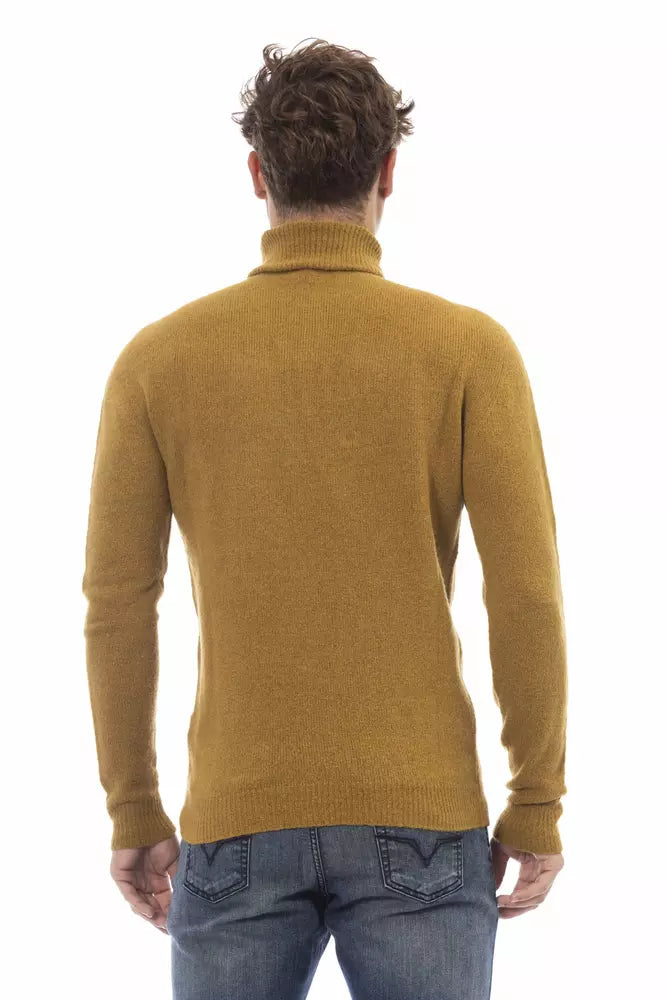 Eleganter Rollkragenpullover in Braun