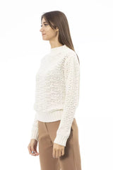 White Polyamide Women Sweater