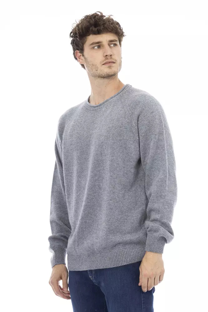 Hellblauer Casual Elegance Crewneck Pullover