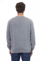 Hellblauer Casual Elegance Crewneck Pullover