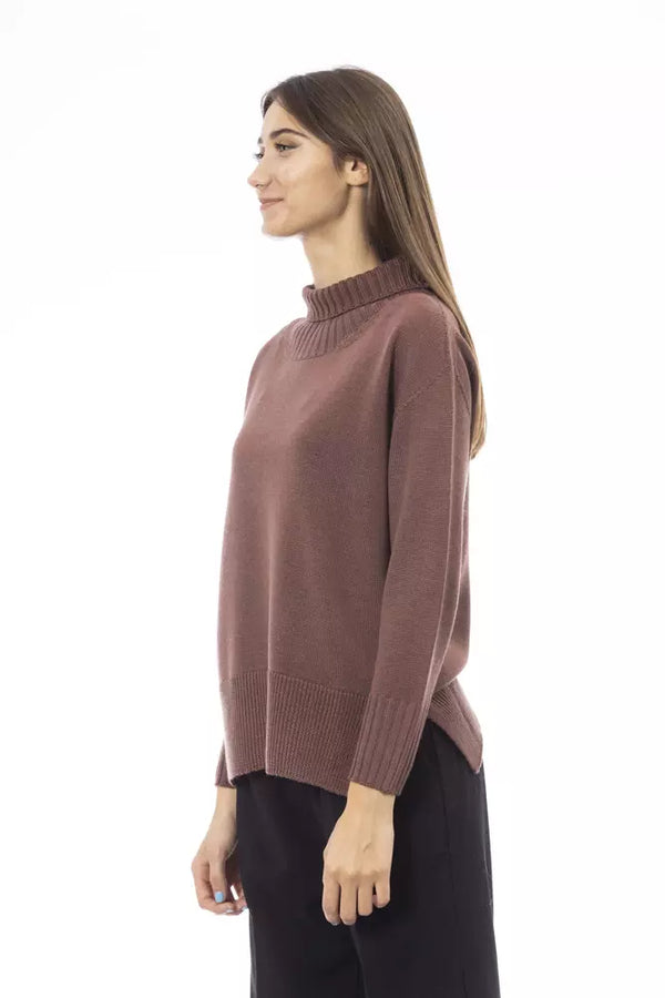 Schicker Rollkragenpullover mit Seitenschlitzen