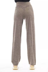 Chic High-Waisted Alpaca Blend παντελόνι