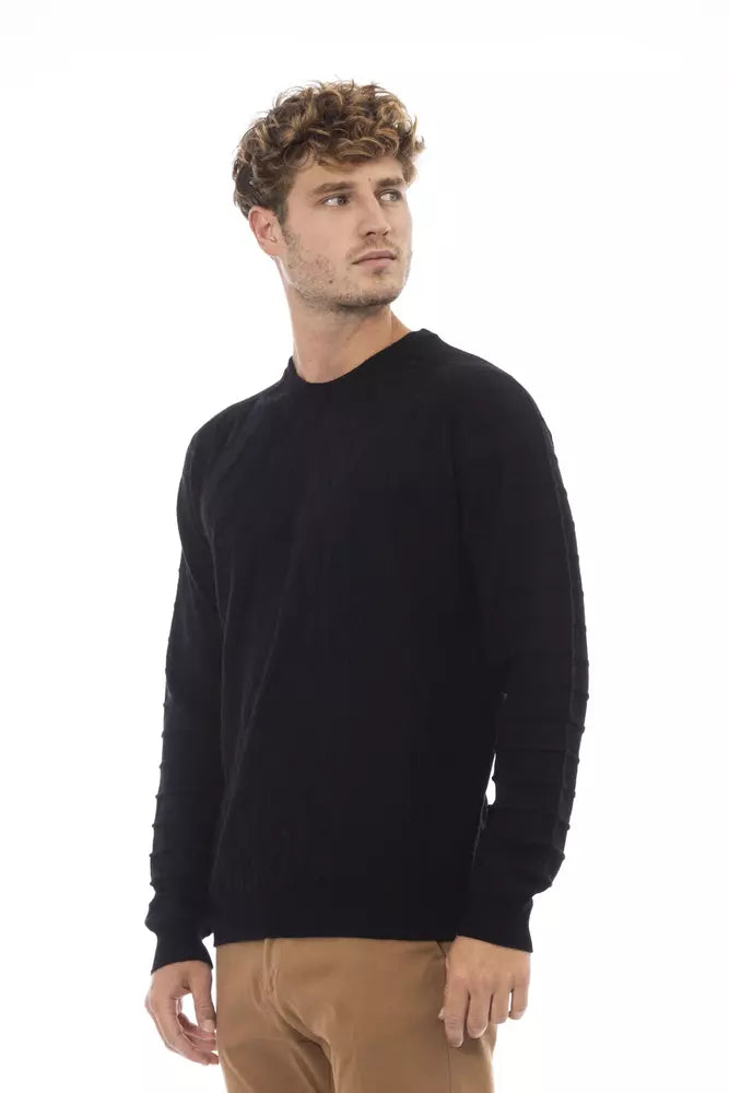 Pull d'élégant Crewneck en noir