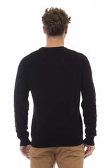 Pull d'élégant Crewneck en noir