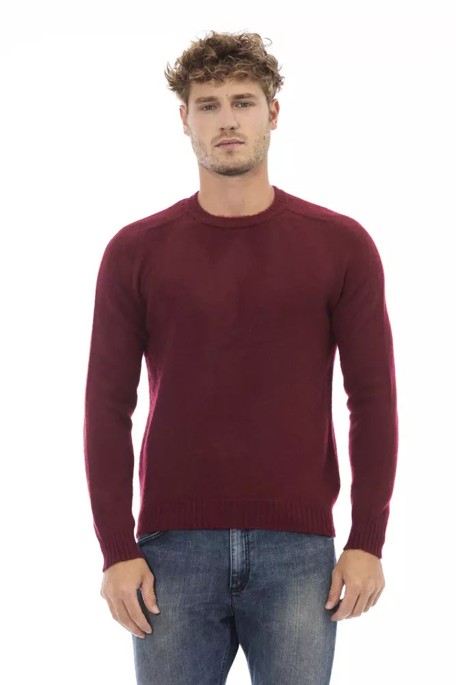 Klassischer Crewneck Crimson Pullover