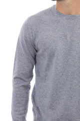 Eleganter hellblauer Crewneck -Pullover