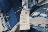 Majestic Blue Cotton-Silk Thobe Abe