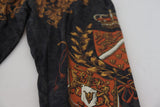 Pantalon de survêtement en soie de la couronne baroque