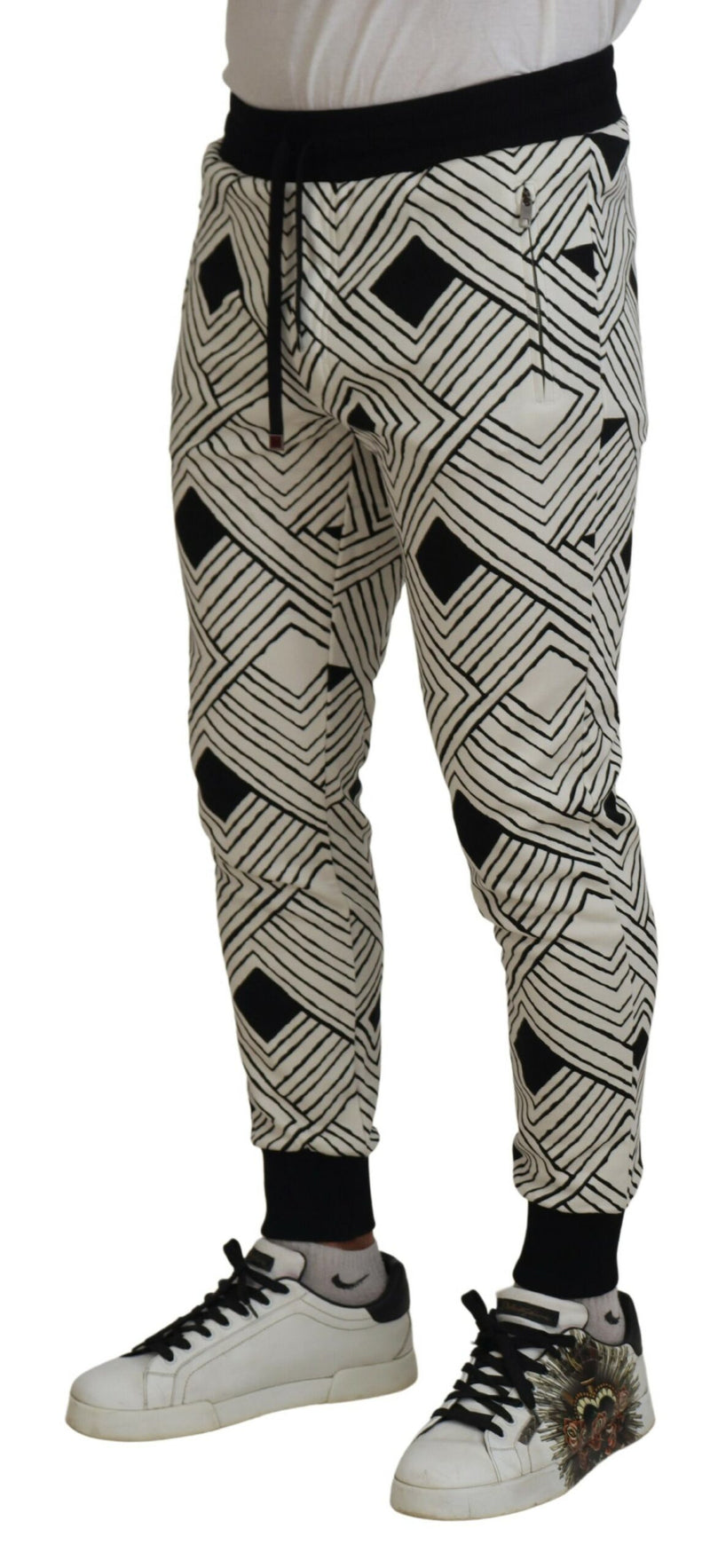 Élégant pantalon de survêtement sportif monochrome