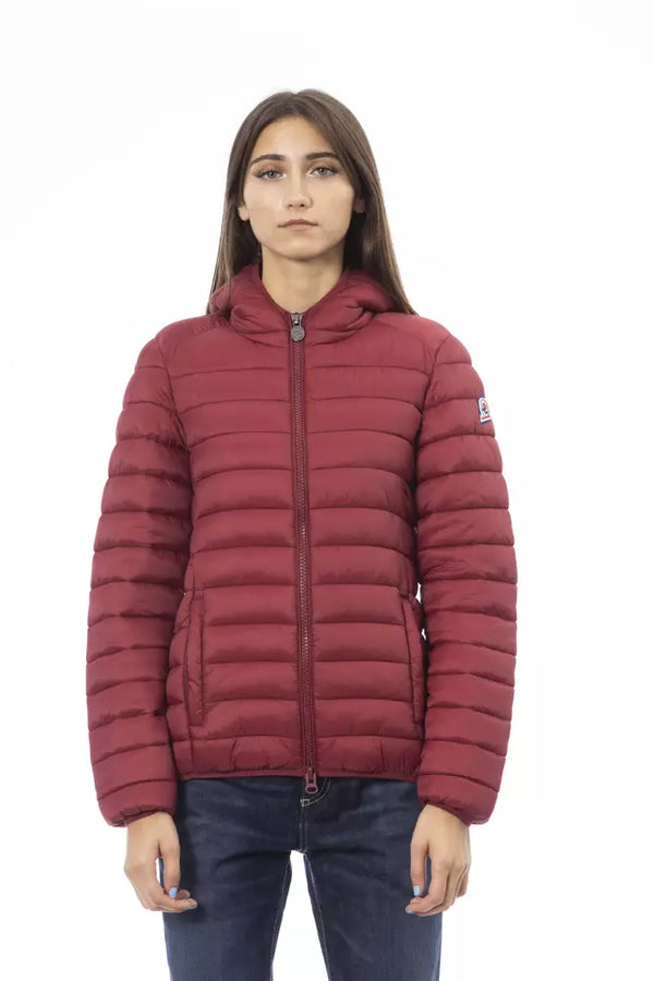 Chaqueta de mujer con capucha acolchada elegante