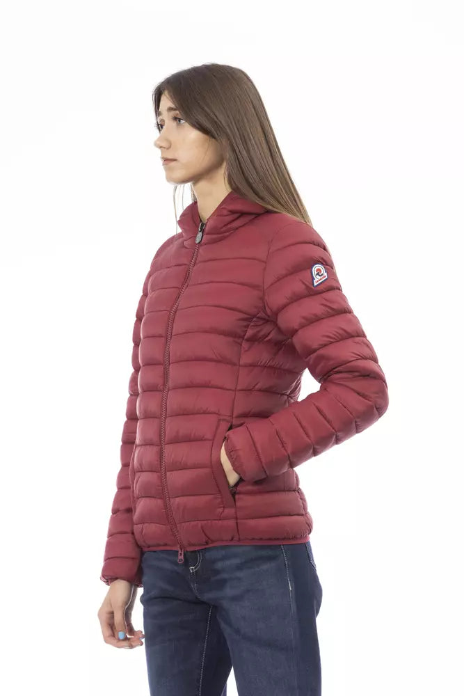 Chaqueta de mujer con capucha acolchada elegante