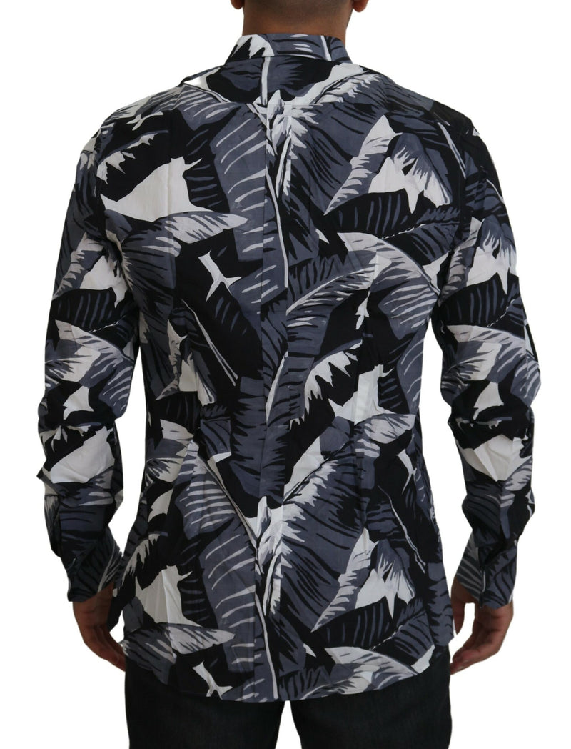 Multicolor Bananenblatt -Print Casual Shirt