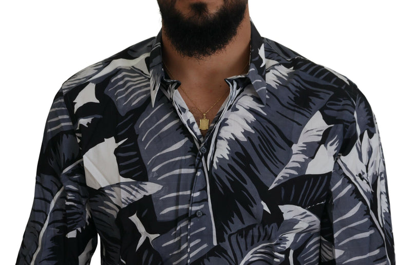 Multicolor Bananenblatt -Print Casual Shirt