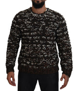 Eleganter Bronze -Strickpullover Pullover