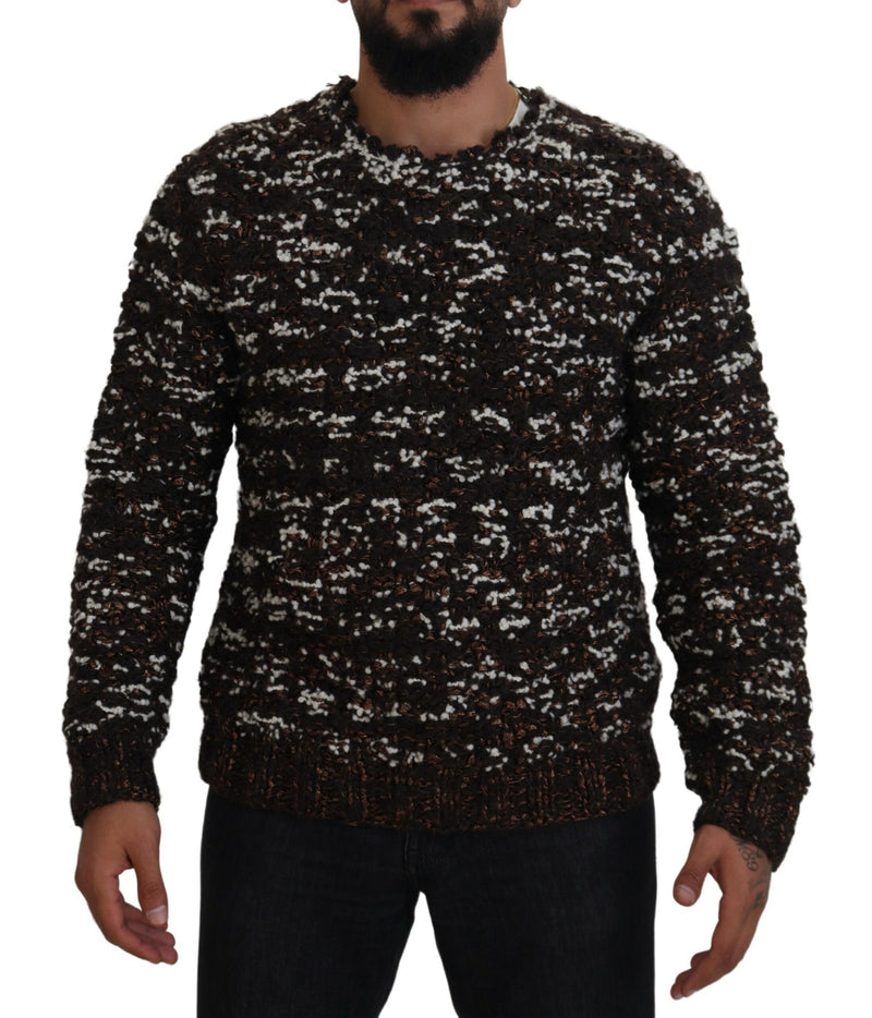 Elegante maglione pullover in bronzo in bronzo