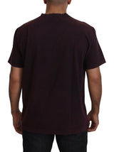 Κομψό μπορντό Bordeaux Crewneck Tee