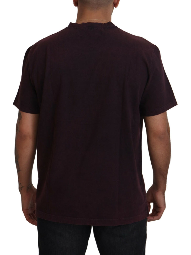 Elegante tee Bordeaux Crewneck