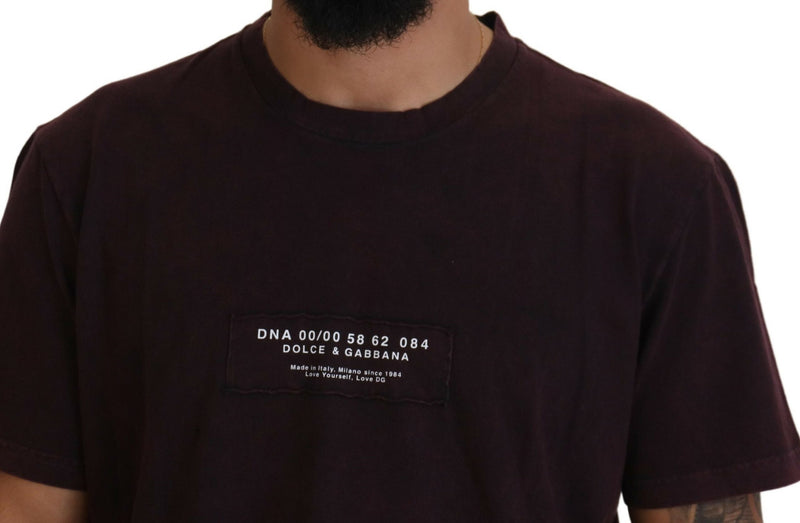 Κομψό μπορντό Bordeaux Crewneck Tee