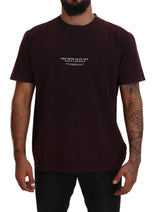 Κομψό μπορντό Bordeaux Crewneck Tee