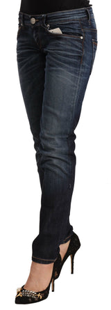 Jeans lavados azules elegantes de Fit Slim Fit