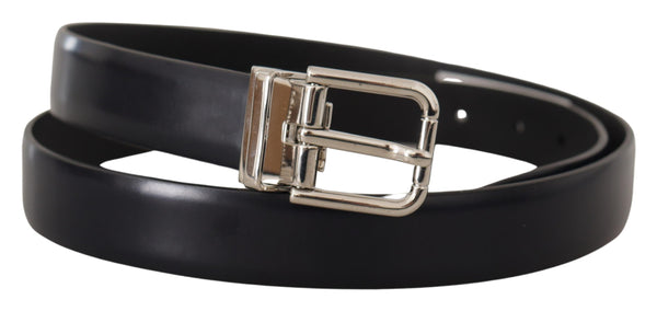 Ceinture en cuir élégante avec boucle en métal