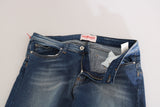 Svelte Mid Waist Slim Jeans in Vintage Blue