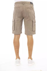 Shorts de fret brun non uniformes chics