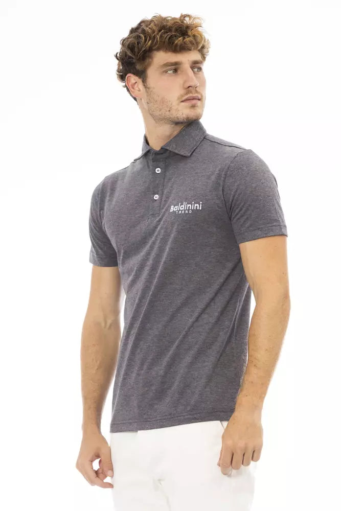 Chic Broidered Logo Cotton Polo