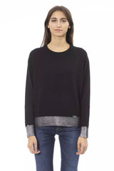 Black Wool Women Sweater