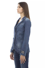 Giacca in denim patchwork chic