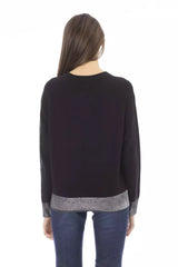 Monogramma chic Monogram Equipaggio Cashmere Blend Sweater