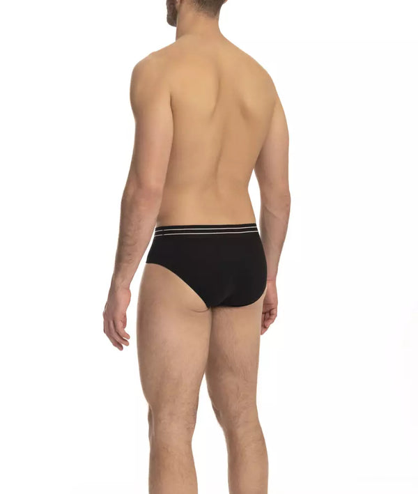 Cavalli Class Cotton Blend Logo Wistand Briefs