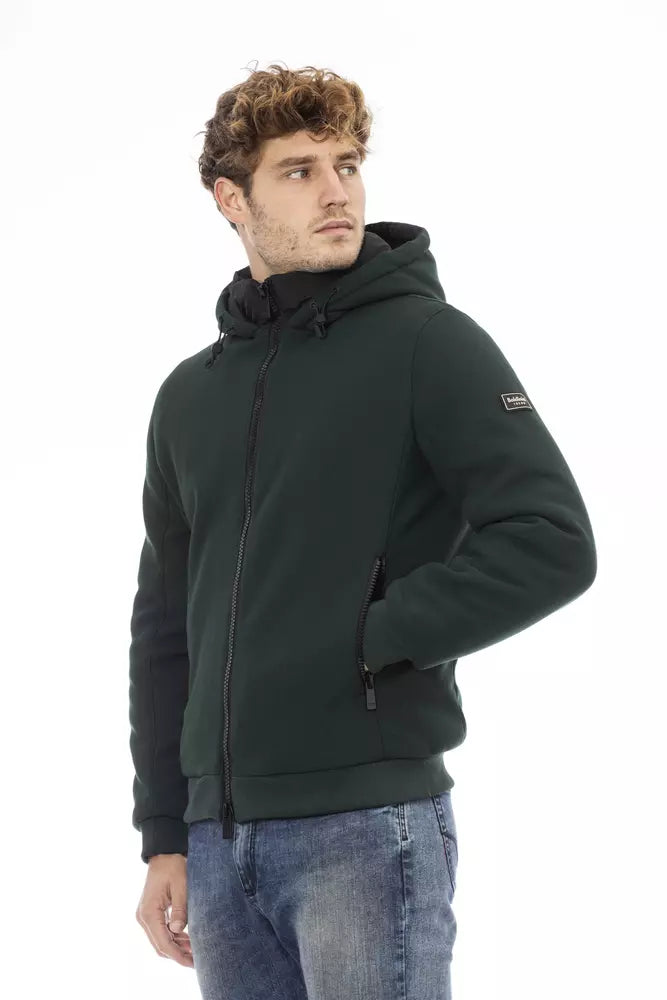 Elegante Monogramm -Reißverschlussjacke