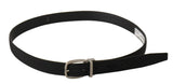 Elegant Black Toivas & Leather Belt