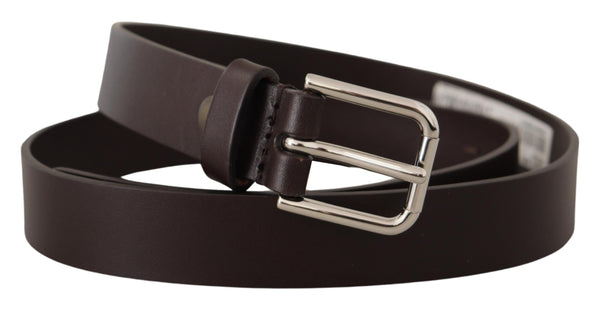 Ceinture en cuir élégante avec boucle de logo