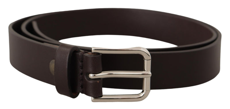 Ceinture en cuir élégante avec boucle de logo