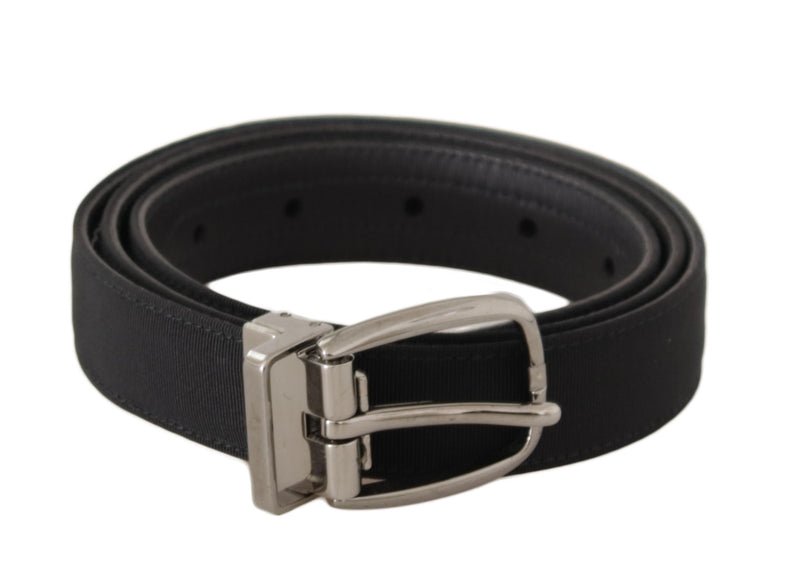 Ceinture de créateurs en cuir noir élégant