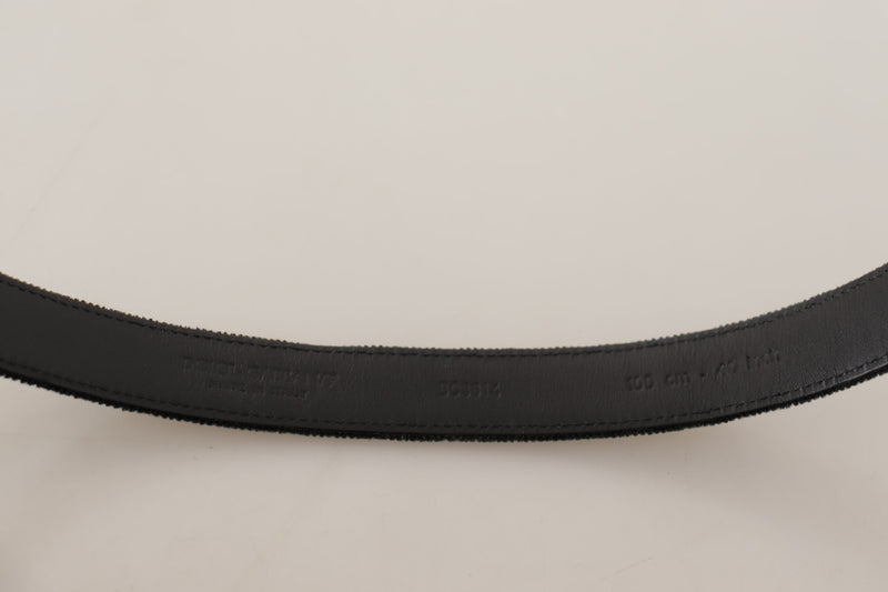 Ceinture de créateurs en velours noir élégant