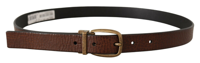 Ceinture en cuir élégante avec boucle en métal