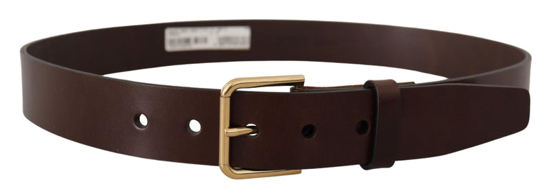 Ceinture en cuir noir élégant avec boucle en métal