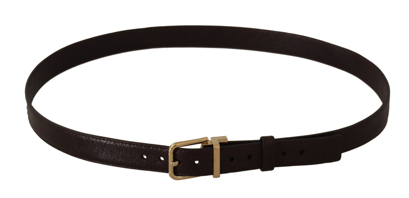 Ceinture en cuir élégante avec boucle en métal