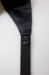 Elegante seda negra Cummerbund