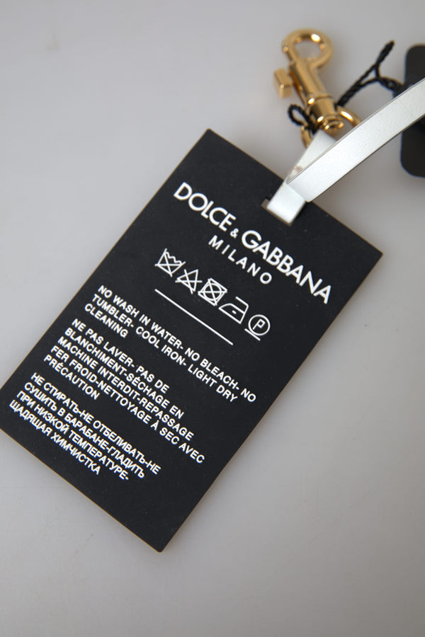 Chic Black και Gold Designer Keychain