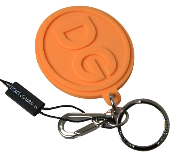 Chic Orange & Gold Keychain Accessoire