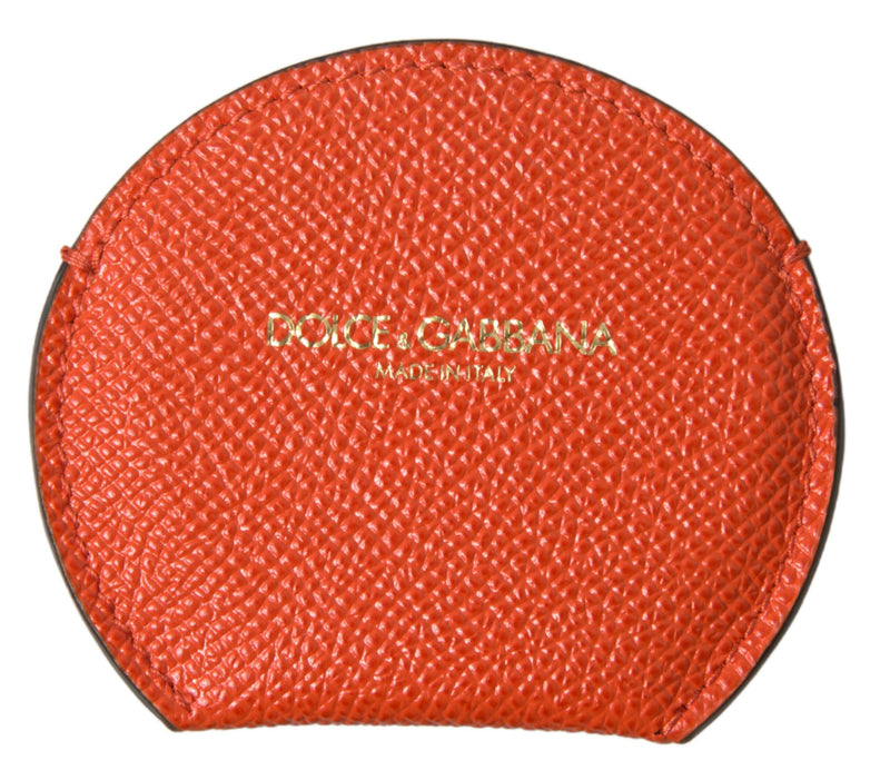 Elegante supporto specchio arancione arancione