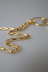 Chic Gold Charm Chain Halskette